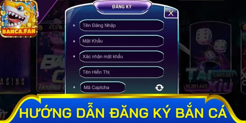 Bước 2: Ngư thủ tiến hành nhấp vào mục “Đăng ký”